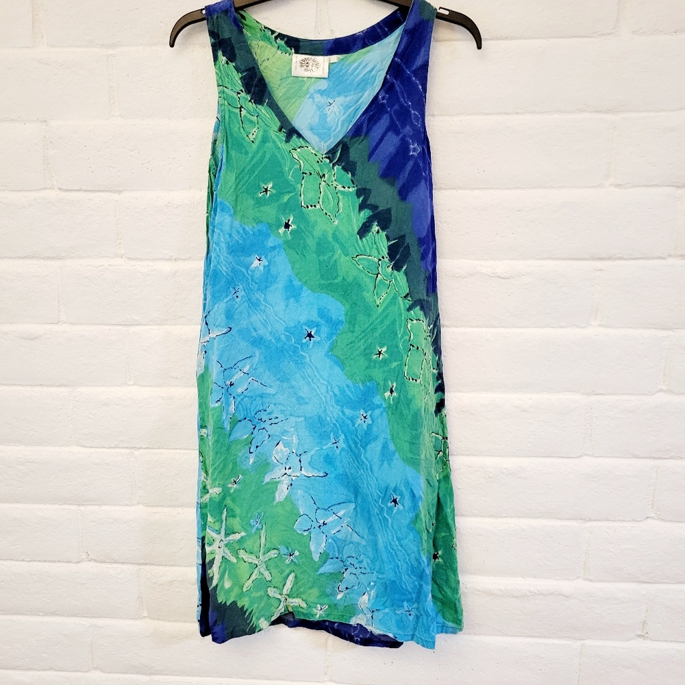 Peppermint Bay Size Small Women's Tropical Print Swimsuit Cover Up